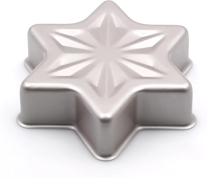 Mini Star-Shaped Cake Pan, Non-stick Star-shaped Baking Pan Durable Cake Mold for Baking Cakes Brownies Baking Mold Oven and Mircowave Safe