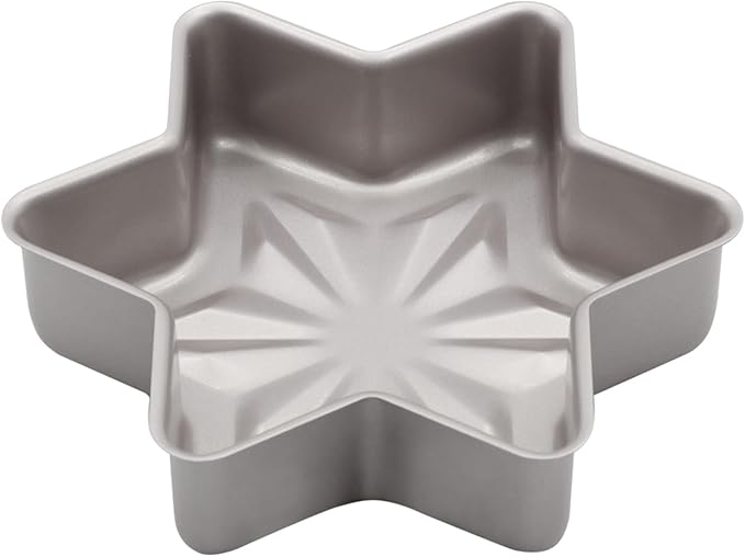 Mini Star-Shaped Cake Pan, Non-stick Star-shaped Baking Pan Durable Cake Mold for Baking Cakes Brownies Baking Mold Oven and Mircowave Safe